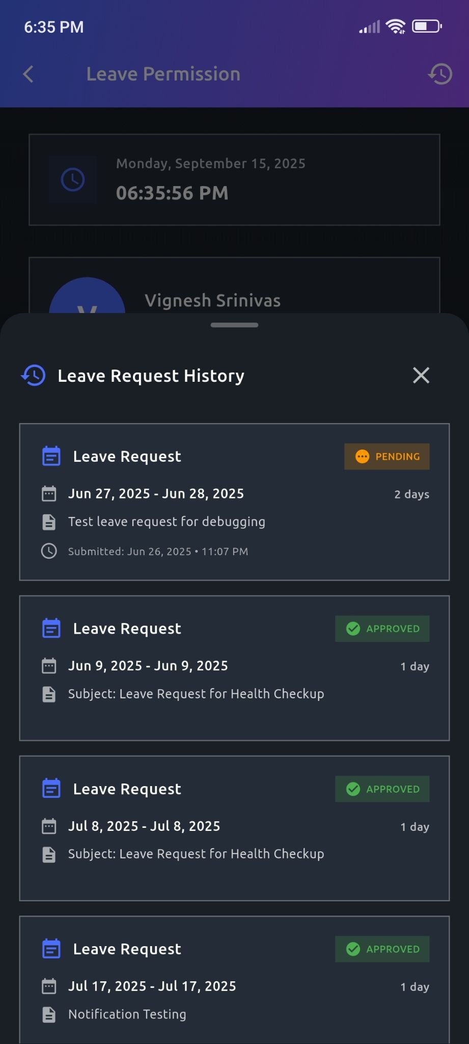 Security Settings