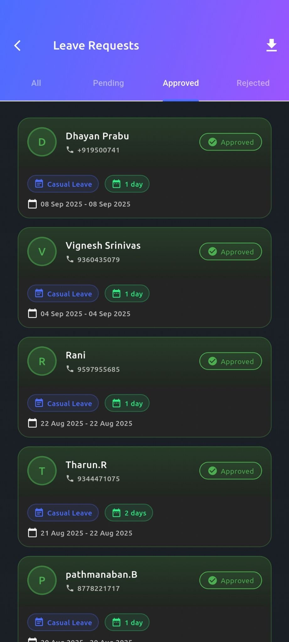 User Profile