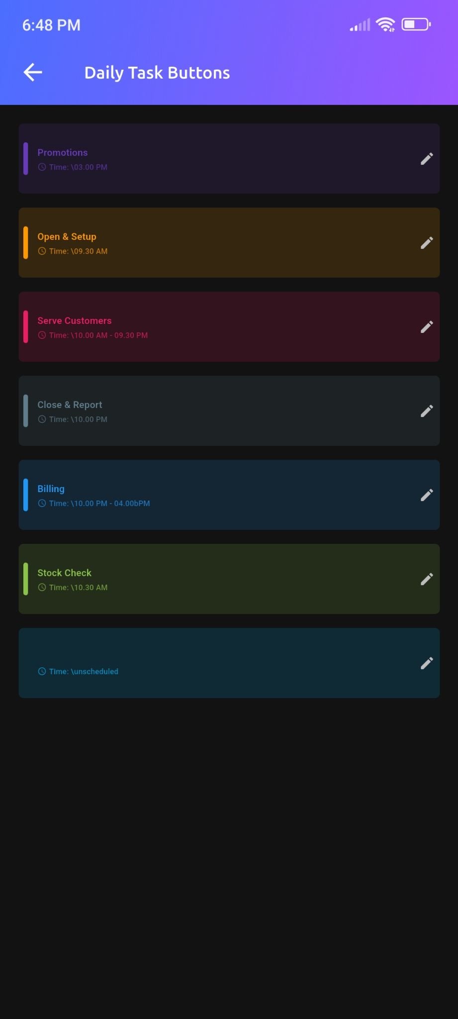Time Tracking
